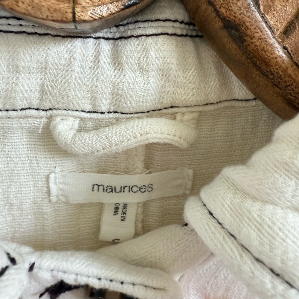 Maurices Off-White Button-Up Jacket - Picture 2 of 6